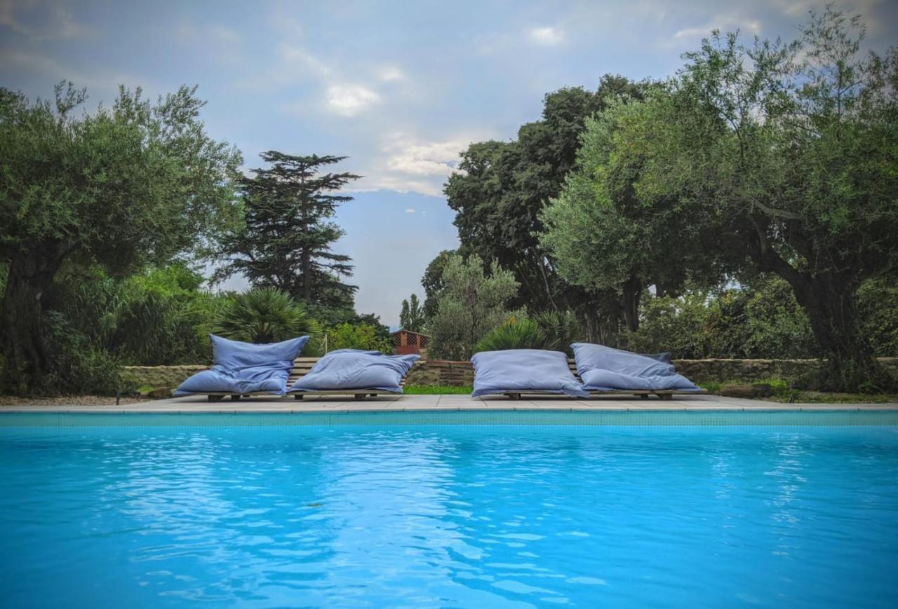 Bed and Breakfast Domaine Castell de Blés Saint-Génis Esterno foto