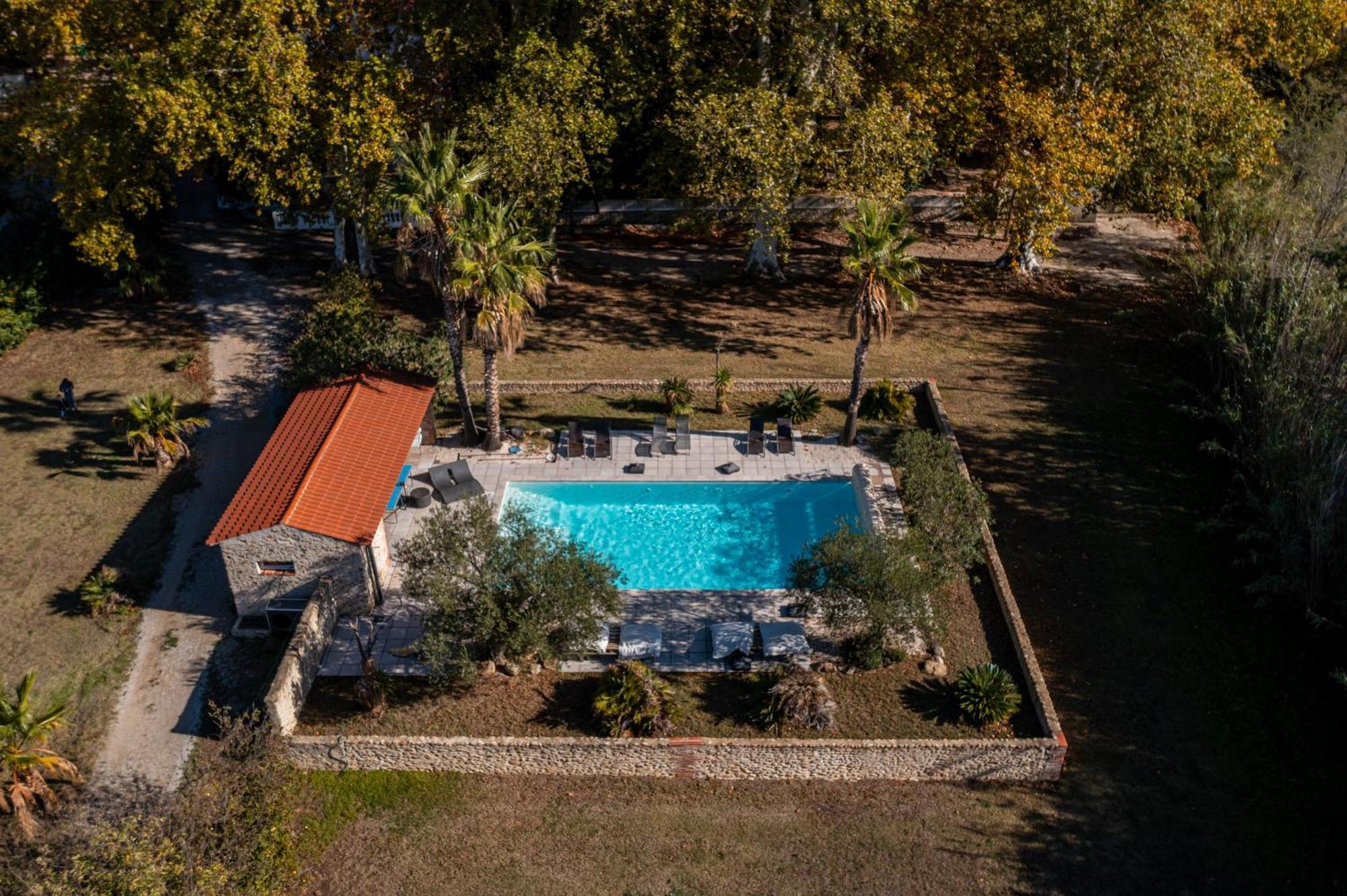 Bed and Breakfast Domaine Castell de Blés Saint-Génis Esterno foto