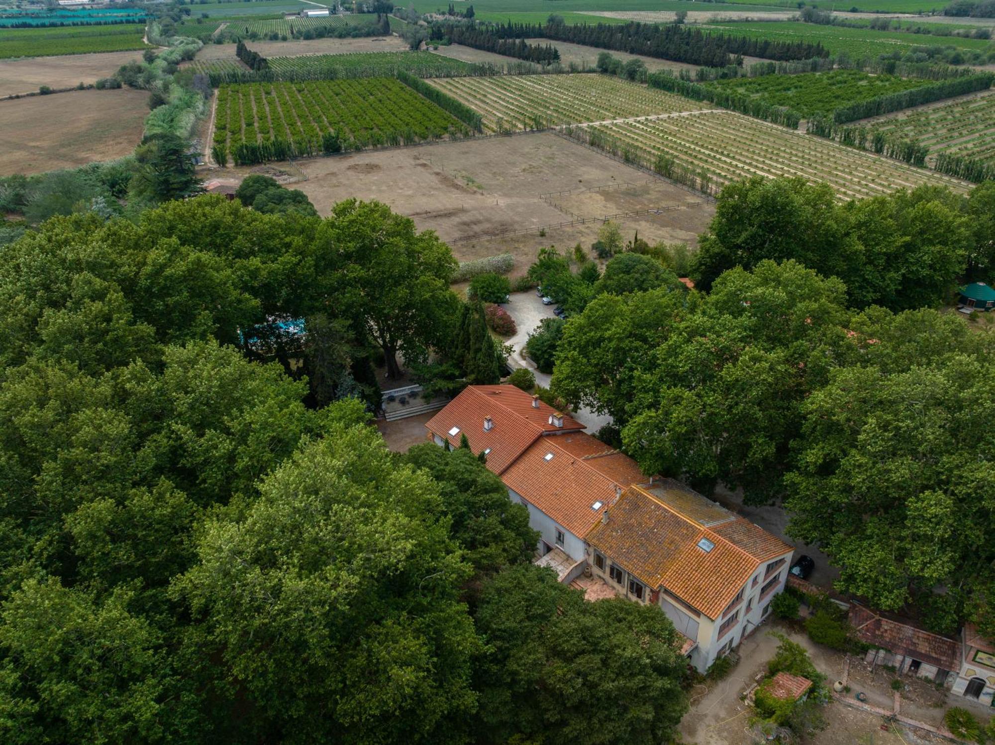 Bed and Breakfast Domaine Castell de Blés Saint-Génis Esterno foto